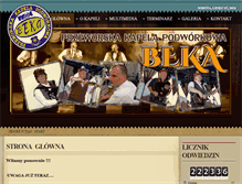 Tablet Screenshot of kapelabeka.com